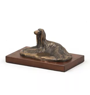 Levrier afghan, Tazi - statue de chien, figurine pour bureau, trophée pour exposition canine par la marque Art-Dog