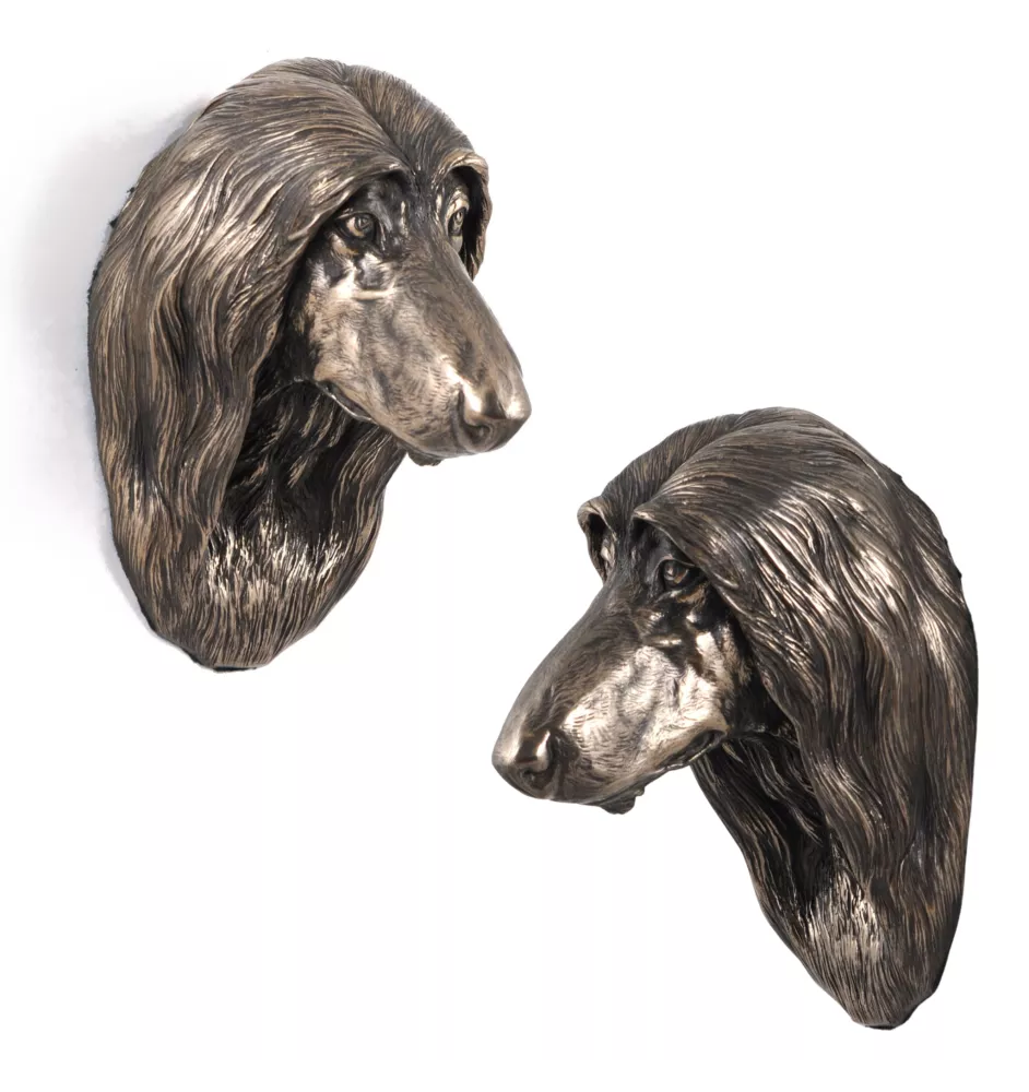 Levrier afghan, Tazi - Statue de chien, buste suspendu, décoration unique pour les amoureux des chiens par la marque Art-Dog