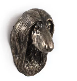 Levrier afghan, Tazi - Statue de chien, buste suspendu, décoration unique pour les amoureux des chiens par la marque Art-Dog