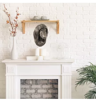 Afghan Hound, Tazi - Dog statue, hanging bust, unique decoration for dog lover by Art-Dog brand
