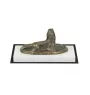 Afghan Hound, Tazi - dog figurine, figure on a white base, trophy for Art-Dog dog show exhibition