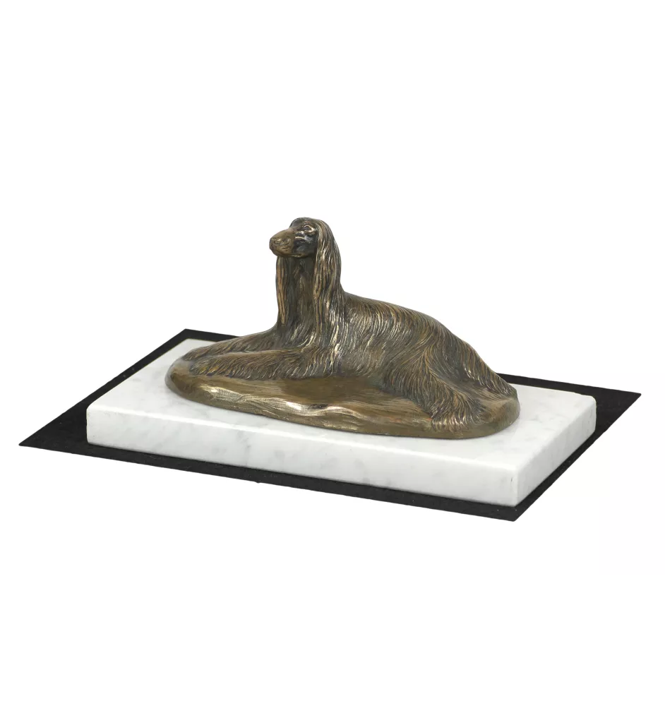 Chart afgański statuetka na jasnym kamieniu Art-Dog
