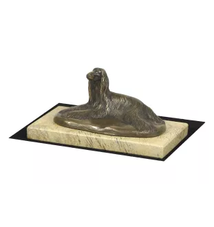 Afghanischer Windhund, Afghane - Hundestatue, Hundesilhouettefigur, Trophäe für die Hundeausstellung der Marke Art-Dog
