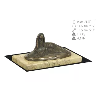 Chart afgański statuetka na piaskowym kamieniu Art-Dog