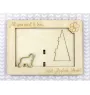 Afghan Hound, Tazi - Photo frame, engraved wooden frame, a lovely gadget for the dog lover by Art-Dog