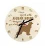 Afghan Hound, Tazi - clock with dog, wooden clock with engraving, personalised clock by Art-Dog