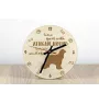Levrier afghan, Tazi - horloge avec chien, horloge en bois avec gravure, horloge personnalisée par Art-Dog