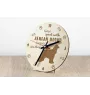 Afghanischer Windhund, Afghane - Uhr mit Hund, Holzuhr mit Gravur, personalisierte Uhr von Art-Dog