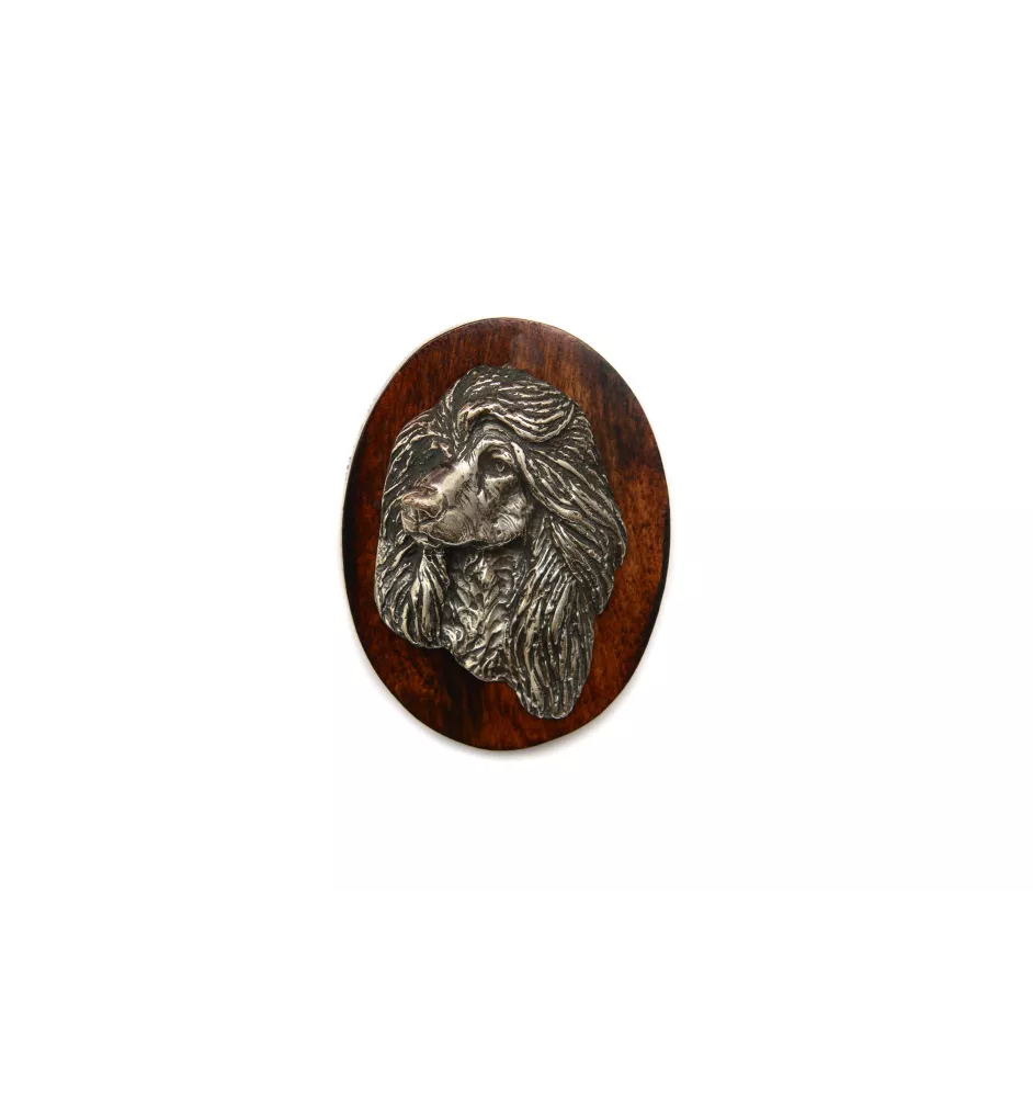 Afghan Hound, Tazi I - Dog show brooch, starter number clip, dog pin by Art-Dog