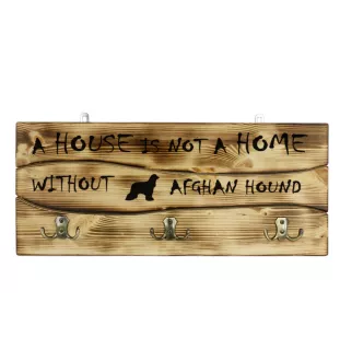 Levrier afghan, Tazi - porte-vêtements avec chien, exposition de médailles, décoration pour la maison de la marque Art-Dog