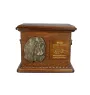 Afghan Hound, Tazi - urn for dog ashes, personalized urn with engraving and bas-relief, commemorative box for dog ashes by Art-Dog brand
