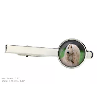Afghanischer Windhund, Afghane - Krawattennadel, Schmuck, Schmuckstück für das Abendkleid der Marke Art-Dog