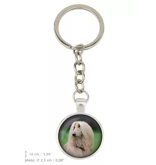 Levrier afghan, Tazi - porte-clés avec votre photo, accessoire pour clés, breloque pour sac de la marque Art-Dog