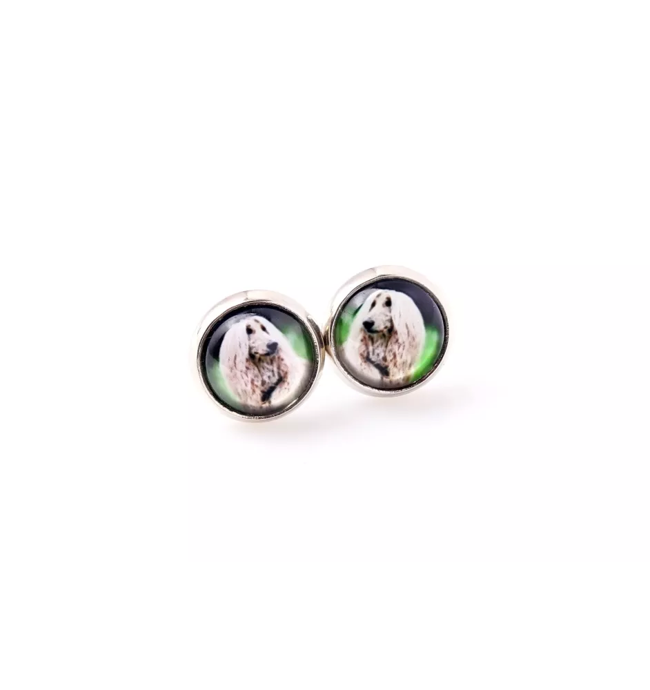 Levrier afghan, Tazi - boucles d'oreilles votre photo faite à la main, votre propre photo, bijoux de la marque Art.-Dog