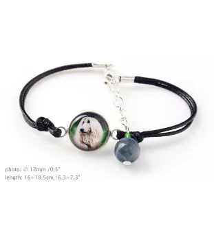 Afghan Hound, Tazi - bracelet with your photo handmade, unique jewelry from the Art-Dog brand