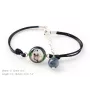 Levrier afghan, Tazi - bracelet avec votre photo faite à la main, bijoux unique de la marque Art-Dog