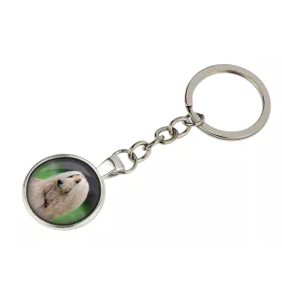Afghan Hound, Tazi - keychain in a box, own photo, keychain pendant from Art-Dog brand
