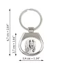 Afghan Hound, Tazi - keychain with a dog, keychain with a print, personalized pendant from the Art-Dog brand