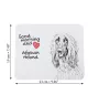 Levrier afghan, Tazi - tapis de souris personnalisé avec impression, tapis de souris personnalisé avec chien, accessoire unique pour employé de bureau de la marque Art-Dog