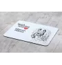 Levrier afghan, Tazi - tapis de souris personnalisé avec impression, tapis de souris personnalisé avec chien, accessoire unique pour employé de bureau de la marque Art-Dog
