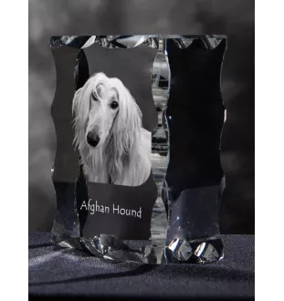 Chart afgański ramka kryształowa z psem Art-Dog