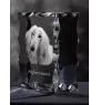 Afghan Hound, Tazi - crystal with a picture of a dog, glass statuette with a picture, unique frame with a picture from Art-Dog brand