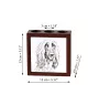 Afghan Hound, Tazi - pen holder with a dog, desk organizer with a print, personalized desk decoration from the Art-Dog brand.