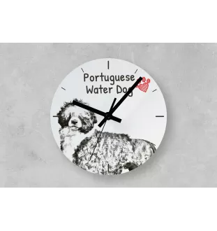 Levrier afghan, Tazi - horloge murale avec chien, horloge de table avec impression, décoration personnalisée de la maison de la marque Art-Dog