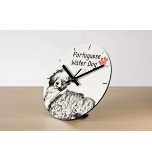 Levrier afghan, Tazi - horloge murale avec chien, horloge de table avec impression, décoration personnalisée de la maison de la marque Art-Dog
