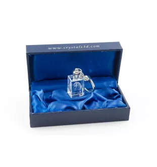 Levrier afghan, Tazi - Porte-clés en cristal avec photo de chien, porte-clés lumineux, cadeau unique de la marque Art-Dog