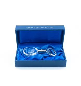 Afghan Hound, Tazi - pendant with a photo of a dog, crystal key ring in a gift box, a unique gift by Art-Dog