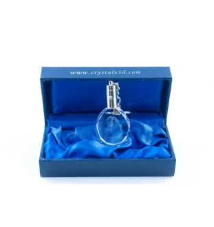 Afghanischer Windhund, Afghane - Anhänger mit einem Foto eines Hundes, Schlüsselanhänger aus Kristall in einer Geschenkbox, ein einzigartiges Geschenk von Art-Dog