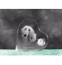 Chart afgański zegar w kształcie serca z psem Art-Dog