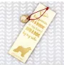 Levrier afghan, Tazi - marque-page pour livre avec chien, marque-page personnalisé, accessoire canin pour les lecteurs de la marque Art-Dog