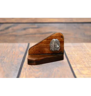 Afghan Hound, Tazi II - wooden candle holder with a dog, tealight holder, a memorial place for a dog by Art-Dog brand