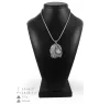 Afghan Hound, Tazi II - necklace with a dog, dog pendant on a silver chain, unique jewelry from the Art-Dog brand