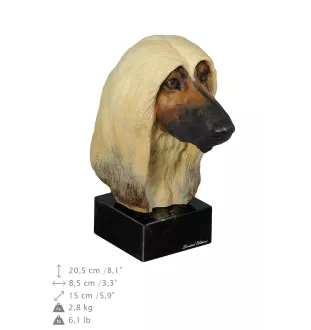 Afghan Hound, Tazi - painted figurine, statue, figure, made by the artist, brand Art-Dog