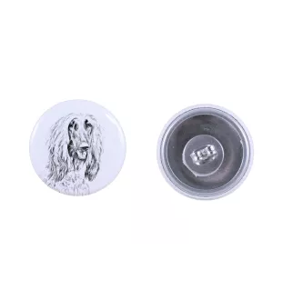 Afghanischer Windhund, Afghane - einzigartige Hund-Ohrringe, Ihr Haustier als Schlüsselanhänger, Eigenmarke Art-Dog