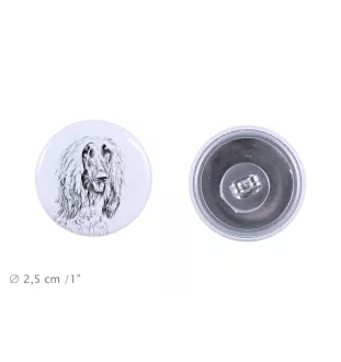 Chart afgański kolczyki z psem mały Art-Dog