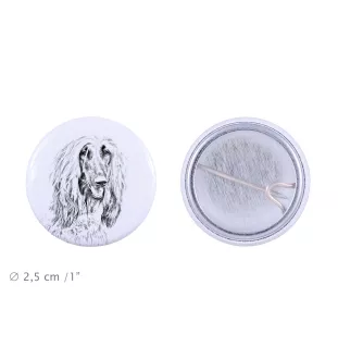 Levrier afghan, Tazi - badge avec votre chien, ajoutez votre propre photo, marque Art-Dog