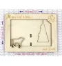 Kuchi dog, Afghan Shepherd, Sage Jangi - Photo frame, engraved wooden frame, a lovely gadget for the dog lover by Art-Dog