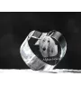 Levrier afghan, Tazi - une photo de chien dans un cristal, un cœur en cristal, un cadre photo exceptionnel de la marque Art-Dog