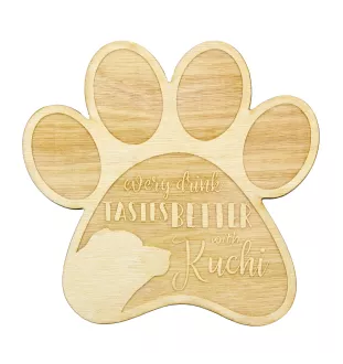 Kuchi podkładka pod kubek ze sklejki Art-Dog