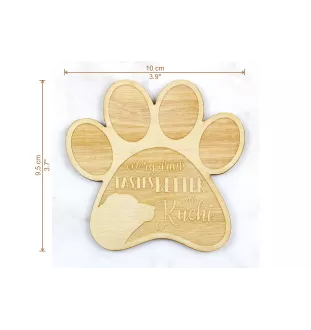 Kuchi, Sage Jangi, Berger afghan - Sous-verre mug, sous-verre gravé avec chien, cadeau pour amoureux des chiens par la marque Art-Dog