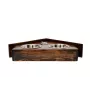 Afghan Hound, Tazi I - wooden stand with bowls for a dog, decorative dog bowls, a gift for adopting a dog from the Art-Dog brand