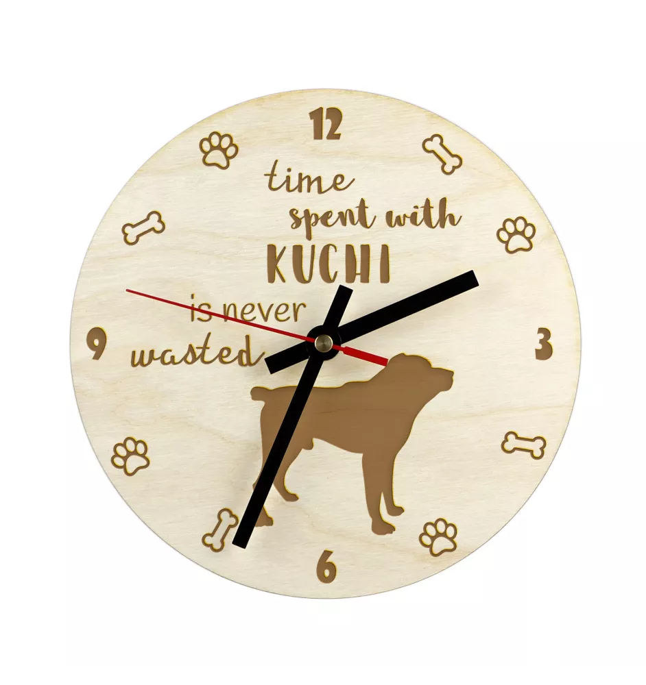 Kuchi, Sage Jangi, Berger afghan - horloge avec chien, horloge en bois avec gravure, horloge personnalisée par Art-Dog