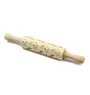 Afghan Hound, Tazi - small rolling pin with a dog, patterned dough roller, gadget for ceramicists from the Art-Dog brand