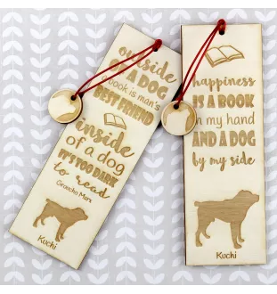 Kuchi, Sage Jangi, Berger afghan - marque-page pour livre avec chien, marque-page personnalisé, cadeau pour les amateurs de livres de la marque Art-Dog