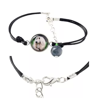Afghanischer Windhund, Afghane - Armband in einer Schachtel mit Ihrem Foto, femininer Schmuck, ein ausgezeichnetes Geschenk der Marke Art-Dog.
