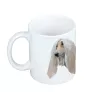 Afghan Hound, Tazi - cup with a geometric dog image and the inscription Art-Dog